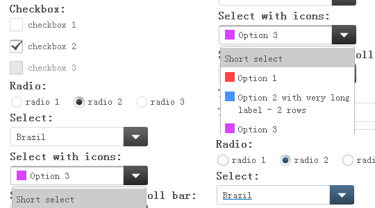 美化input radio select等输入框,select选项带图片 美化input radio select等输入框,select选项带图片