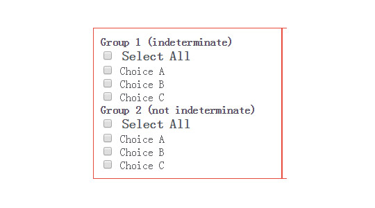 jQuery SelectAllCheckbox 全选效果