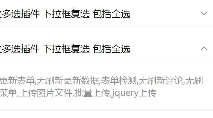 基于vue的展开收缩内容