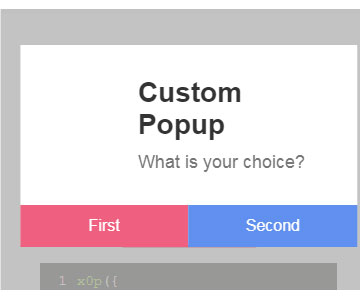 x0popup-纯js弹出对话框插件 支持移动端